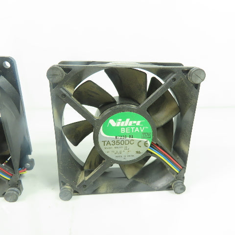 Nidec TA350DC Cooling Fan 12VDC 0.55A Lot Of 2