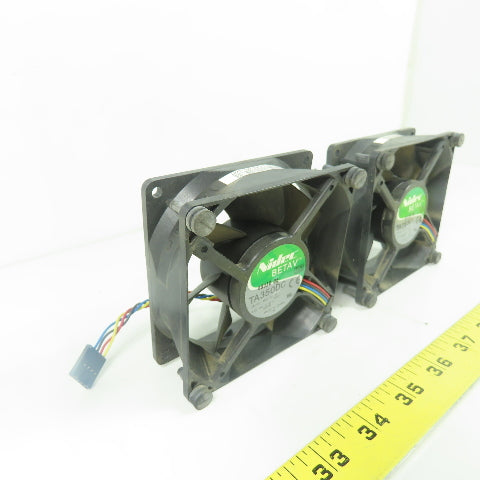 Nidec TA350DC Cooling Fan 12VDC 0.55A Lot Of 2