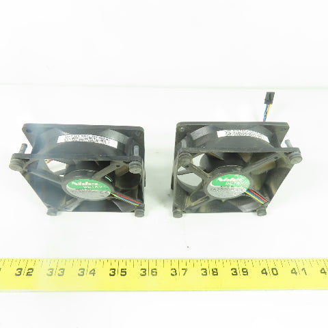 Nidec TA350DC Cooling Fan 12VDC 0.55A Lot Of 2