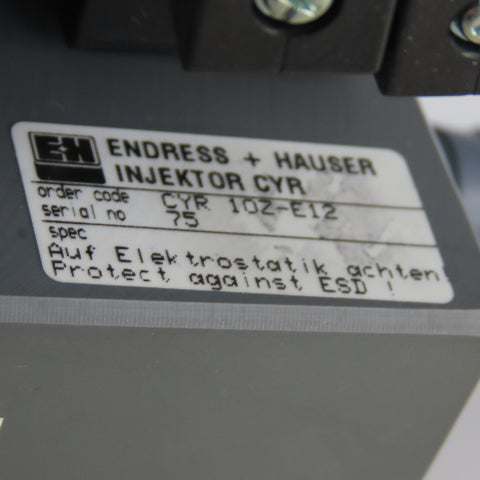 Endress + Hauser CYR 10Z-E12 ChemoClean Injector Unit Controller CYR 10 Z NEW