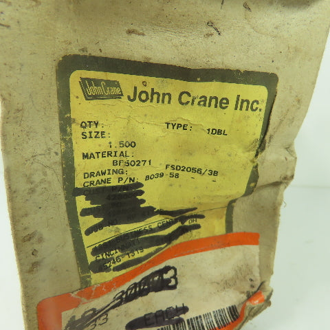 John Crane 1DBL Mechanical Seal Assembly Size 1.500"