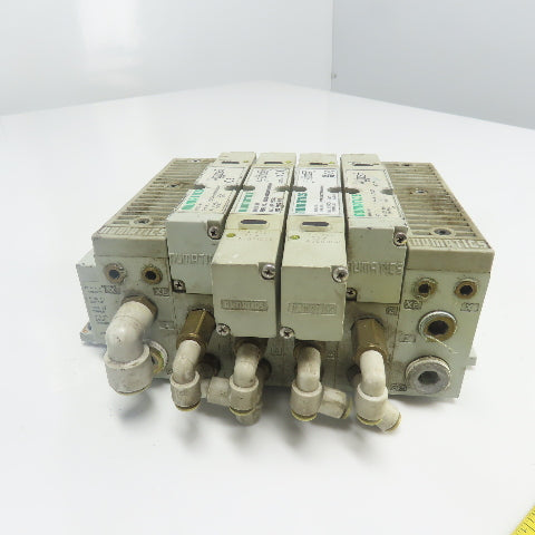 Numatics 122BA400M0000F 122BB400M000061 Solenoid Valve Manifold Block 24VDC
