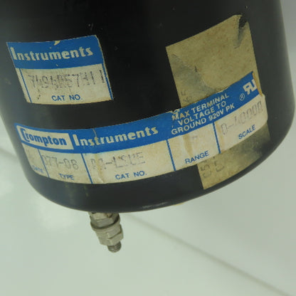 Crompton AA-LSUE Type 077-06 0-4000 Amperes Panel Mount Meter Gauge