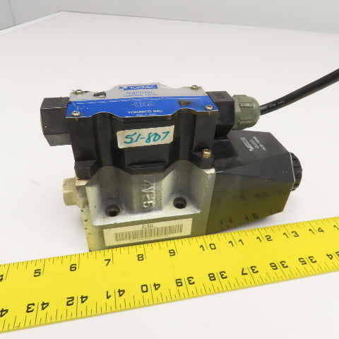 Tokimec DG4V-5-6BL-M-P7L-H-7-40 5/2 Position Hydraulic Solenoid Valve 24VDC