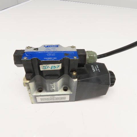 Tokimec DG4V-5-6BL-M-P7L-H-7-40 5/2 Position Hydraulic Solenoid Valve 24VDC