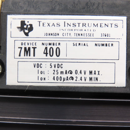 Texas Instruments 7MT 400 4 Channel Parallel Output Module 5VDC