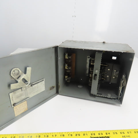 General Electric DFPHA361DE-J Flex-A-Plug 30A Disconnect Switch 600V 15HP 3Ph