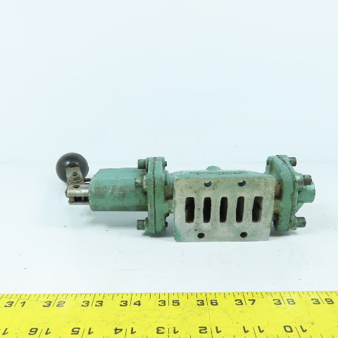 Numatics 33HLD6410 3-Position Manual Pneumatic Control Spool Valve