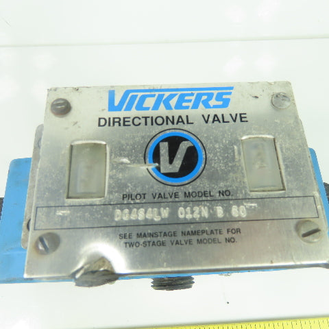 Vickers DG4S4LW 012N B 60 Hydraulic Directional Valve