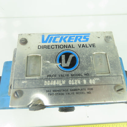 Vickers DG4S4LW 012N B 60 Hydraulic Directional Valve