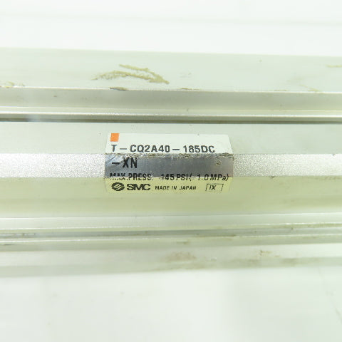 SMC T-CQ2A40-185DC-XN Double Act. Pneumatic Cylinder 40mmBore 185mmStroke 145PSI