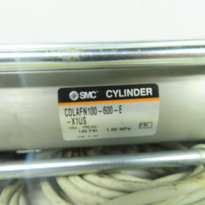SMC CDLAFN100-600-E-X1US Double Acting Pneumatic Cylinder 45mm Bore 100mm Bore