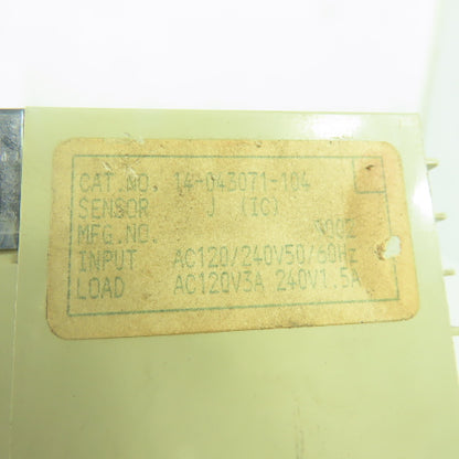 Fenwal 14-043071-104 Temperature Control 120/240VAC