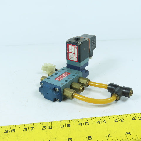 Schrader Bellows LB 53014 TF 105 Pneumatic Solenoid Valve 44/55-21/26V DC 50HZ