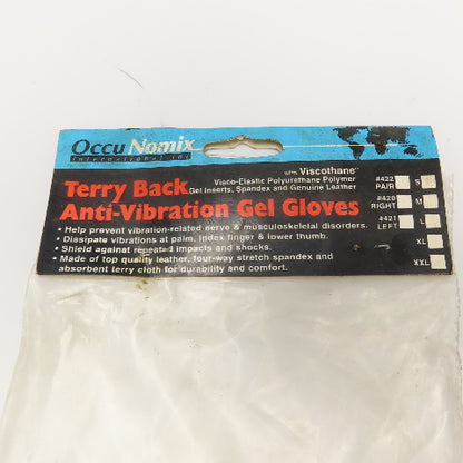 OccuNomix #422 Size S Ergonomic Anti-Vibration Gel Gloves Fingerless Pair
