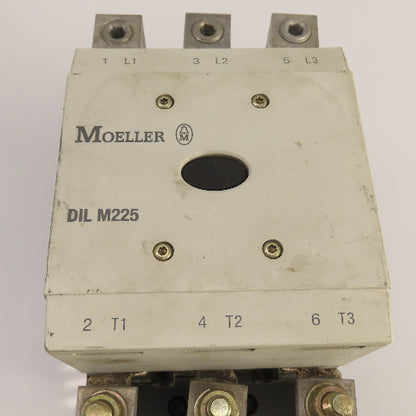 Eaton Moeller DILM225 DIL M225 3-Pole Contactor 110kW 2N/O 2NC