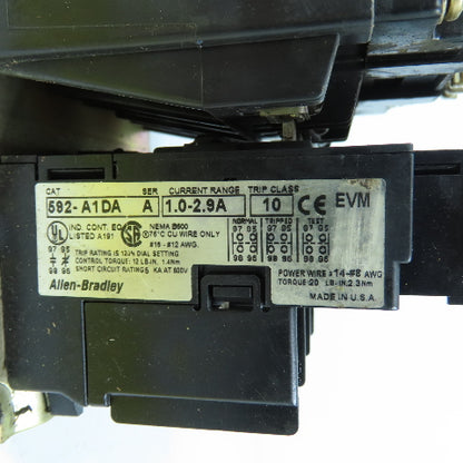 Allen Bradley 509-BOD-A1D Size 1 Starter Contactor 27A 120V Coil W/Overload