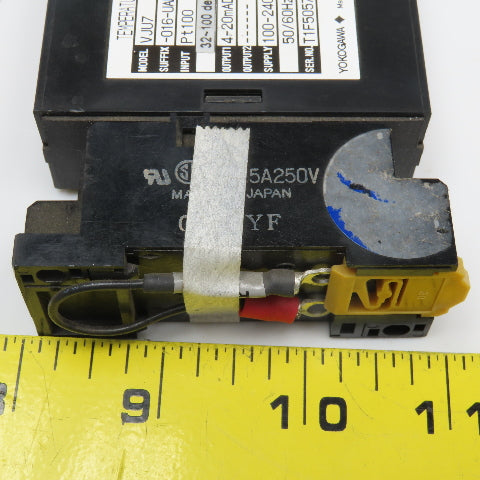 Yokogawa VJU7 Style S1.07 Universal Temperature Converter 32-100°F 100-240VAC