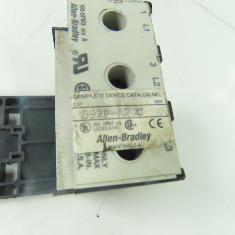 Allen Bradley 592P-A2GC Ser A Solid State Overload Relay Base