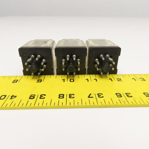 Dayton 1A485E General Purpose Plug In Relay 24VDC Coil Lot Of 3