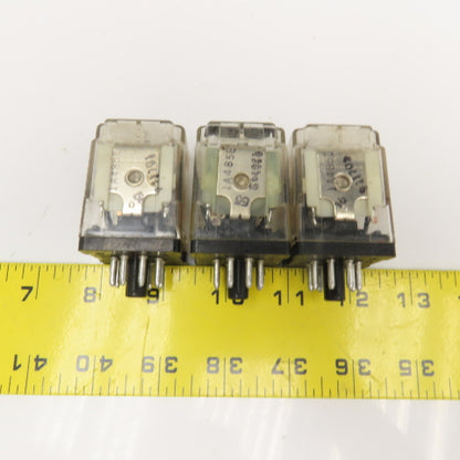 Dayton 1A485E General Purpose Plug In Relay 24VDC Coil Lot Of 3