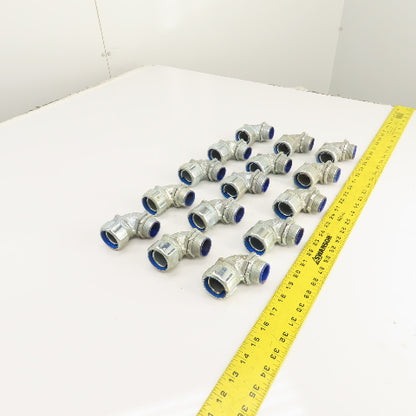 T&B Thomas & Betts 5254 1" Liquidtight Connector 90° Elbow Lot Of 15
