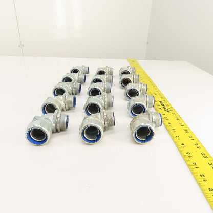 T&B Thomas & Betts 5254 1" Liquidtight Connector 90° Elbow Lot Of 15