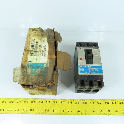 Siemens ITE ED43B020 Sentron NOS 20A 3-Pole Circuit Breaker 480VAC