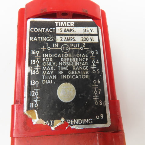 Arrow Hart TEMI-1110 9 Minute Timer 115/220V