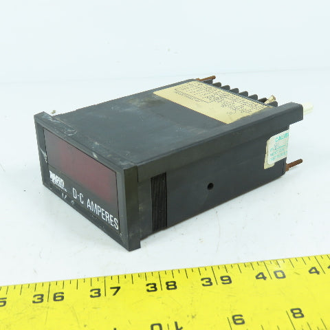Rapid Technologies 262-DDR Crompton D-C Amperes Panel Meter Display 120VAC