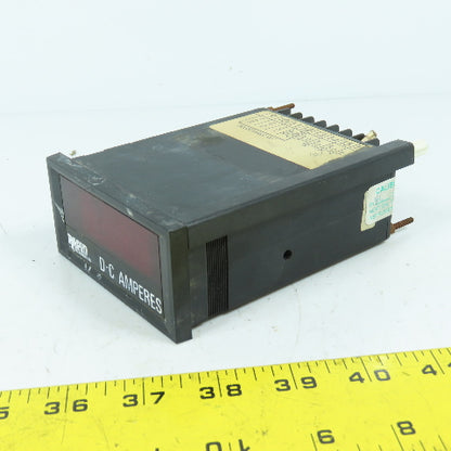 Rapid Technologies 262-DDR Crompton D-C Amperes Panel Meter Display 120VAC