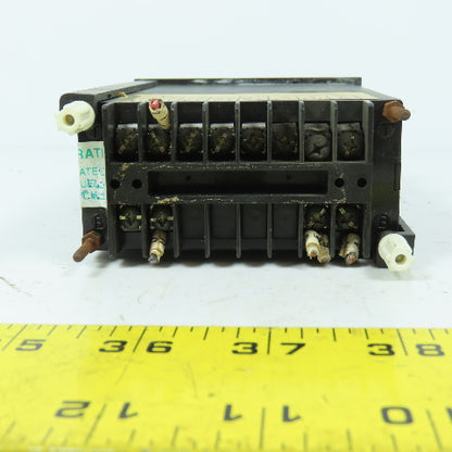 Rapid Technologies 262-DDR Crompton D-C Amperes Panel Meter Display 120VAC