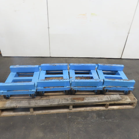 Heavy Duty Steel Machine Scate Roller Mover 24-1/2" x 18" Lot Of 4