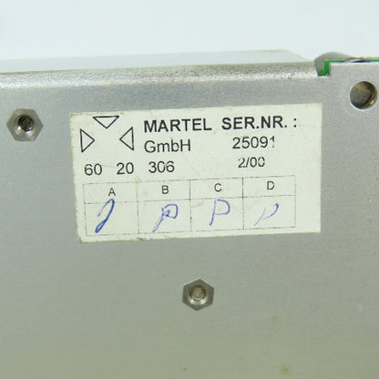 Martel 6020306 60 20 306 2/00 Power Supply Module