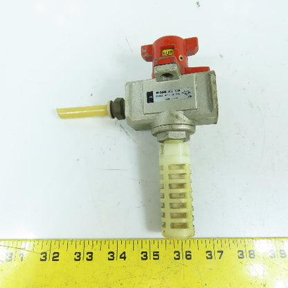 SMC NVHS4500-N02-X116 0.1-1.0 Mpa Pneumatic Lockout Valve 1/4"