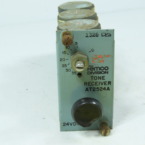 Femco AT2524A Tone Receiver 1326 CPS 0-35 24VDC