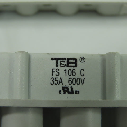 Thomas & Betts FS106C 6C Female Insert 600V 35A Lot Of 5