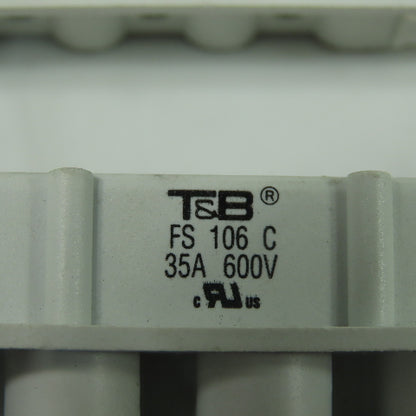 Thomas & Betts FS106C 6C Female Insert 600V 35A Lot Of 5