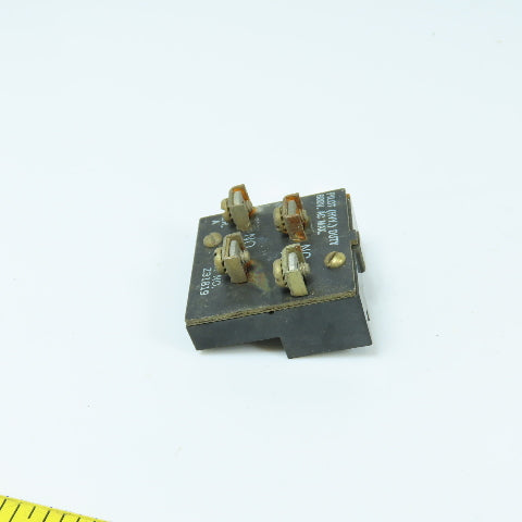 Allen Bradley 800H-Z31819 Pilot Duty Contact Block600VAC Max