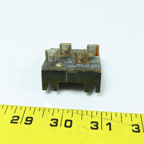 Allen Bradley 800H-Z31819 Pilot Duty Contact Block600VAC Max