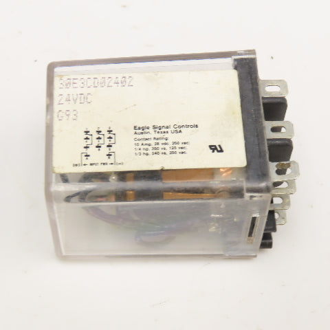 Eagle Signal 30E3CD02402 24VDC Plug In Relay