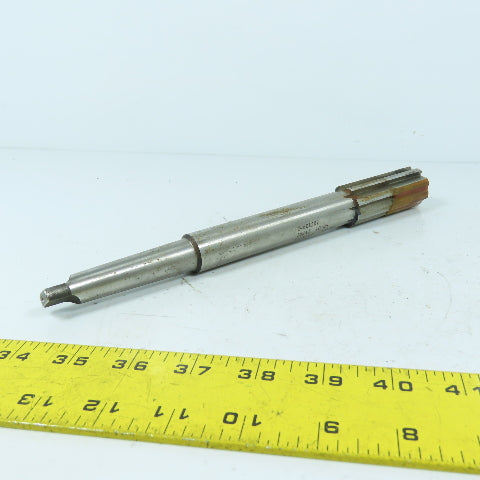 Hannibal Carbide Tipped 8-Flute Chucking Reamer 1-3/32" OD 10-1/2" L MT2