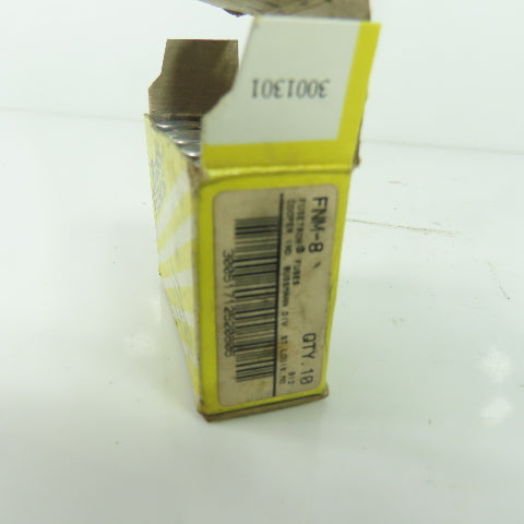 Bussmann Fusetron FNM-8 Dual Element Fuse 250V 8A NEW Lot Of 10