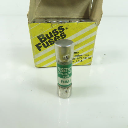 Bussmann Fusetron FNM-8 Dual Element Fuse 250V 8A NEW Lot Of 10