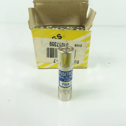 Bussmann Fusetron FNA-7 Dual Element Fuse 125V 7A NEW Lot Of 10