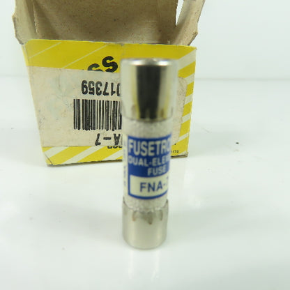 Bussmann Fusetron FNA-7 Dual Element Fuse 125V 7A NEW Lot Of 10