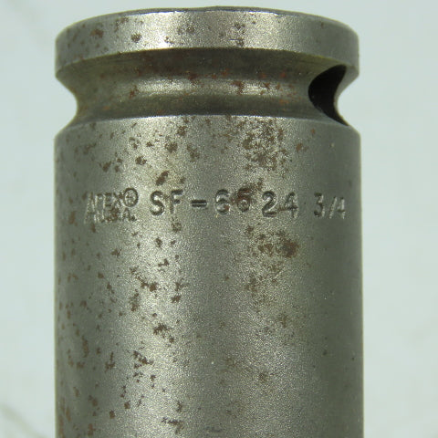Apex SF-6524 3/4'' 6-Point Surface Drive Extra Long Impact Socket 5/8" Drive