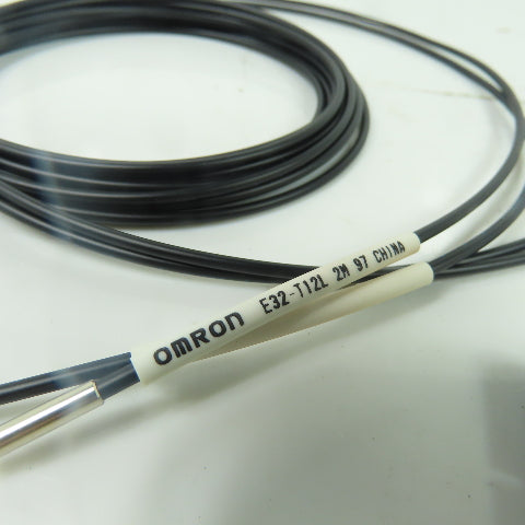Omron E32-T12L Fiber Optic Photoelectric Sensor NEW