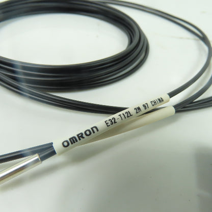 Omron E32-T12L Fiber Optic Photoelectric Sensor NEW