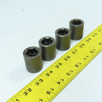 Apex 20mm 6-Point Surface Drive Impact Socket 1/2" Square Drive Lot Of 4